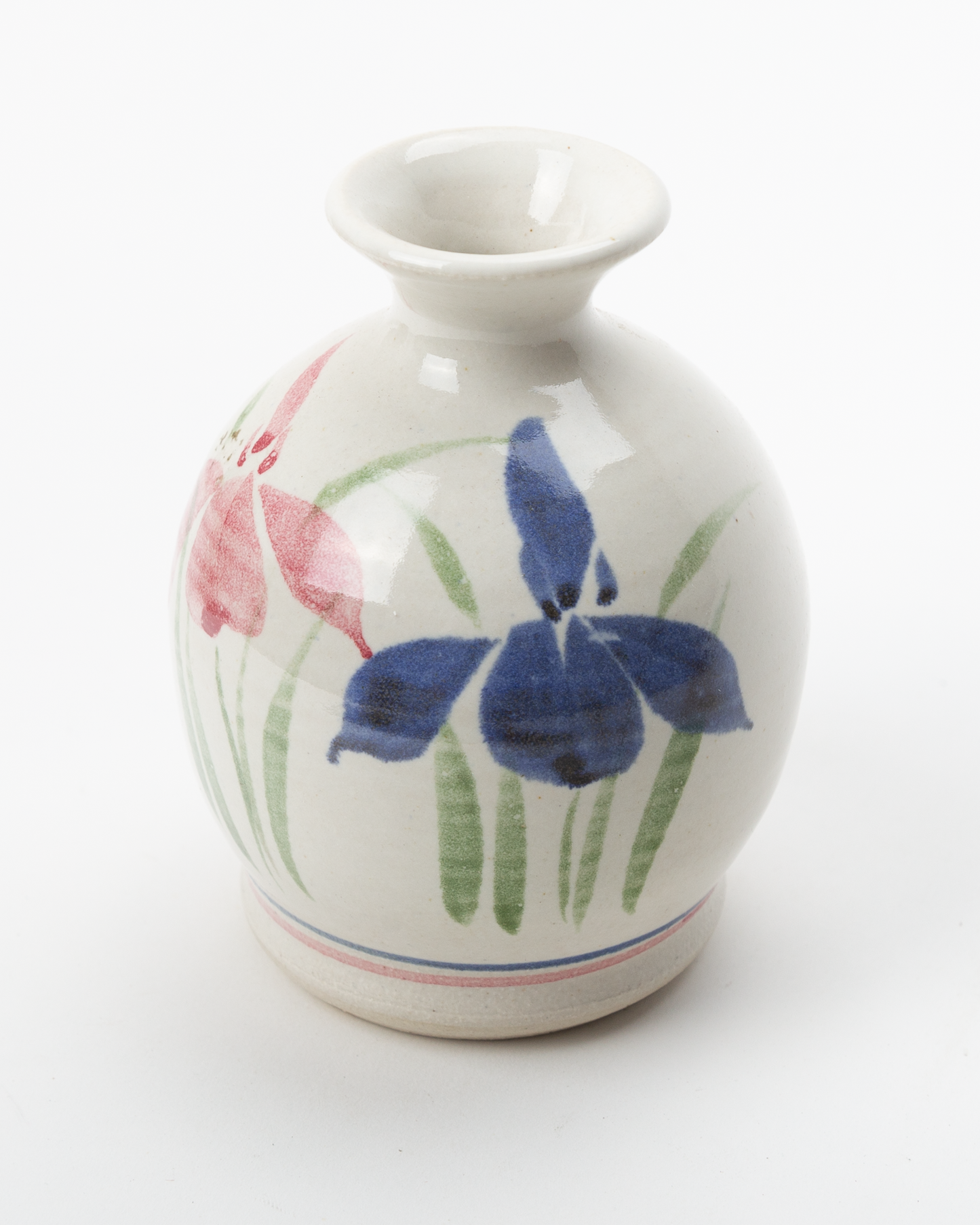 Ceramic Iris Bud Vase