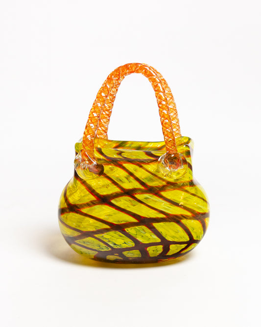 Hand Blown Glass Purse