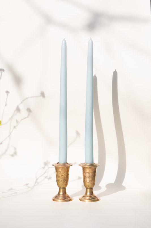 Taper Candles - Light Blue