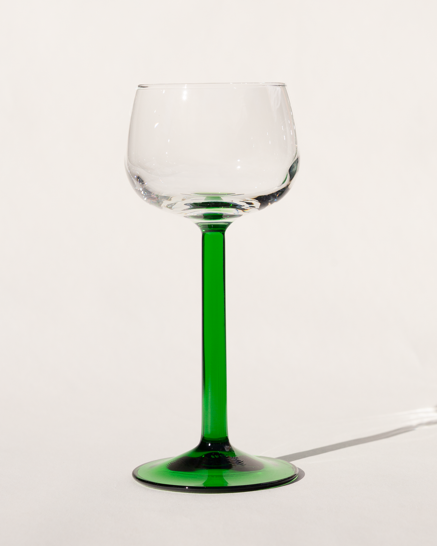 Emerald Stem Wine Glasses