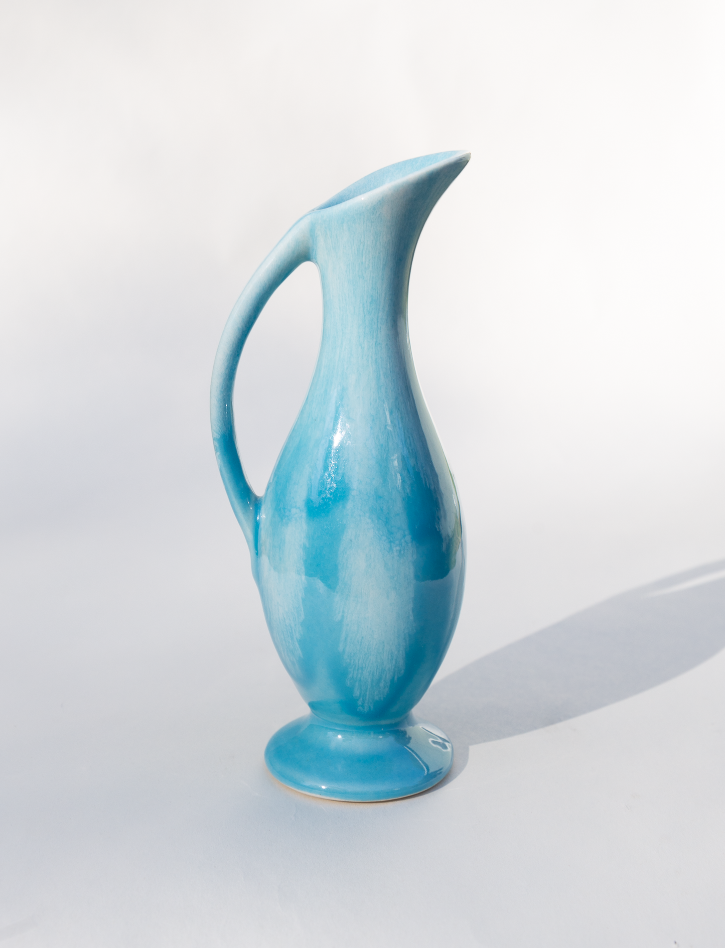 Blue Glazed Bud Vase