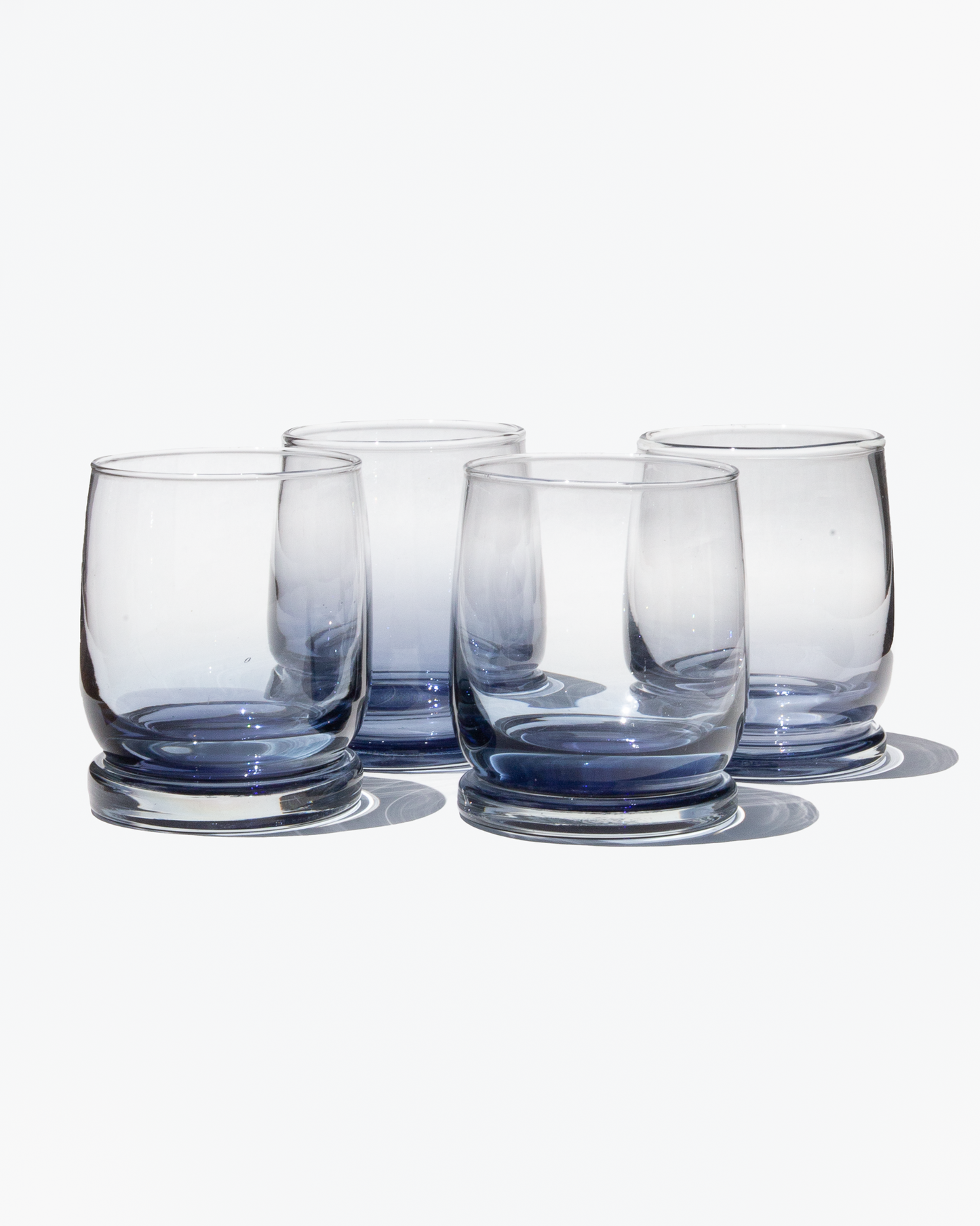 Navy Smoke Wine Glasses