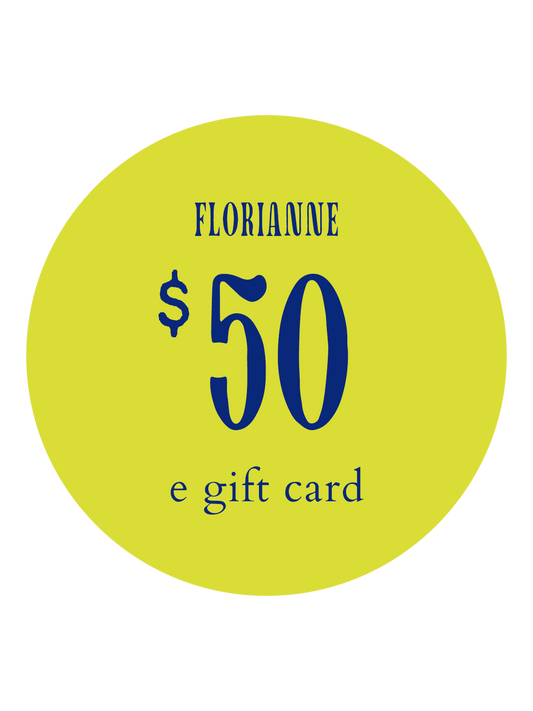 Florianne E-Gift Card $50