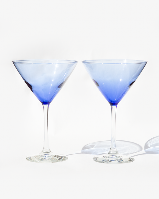 Blue Martini Glasses