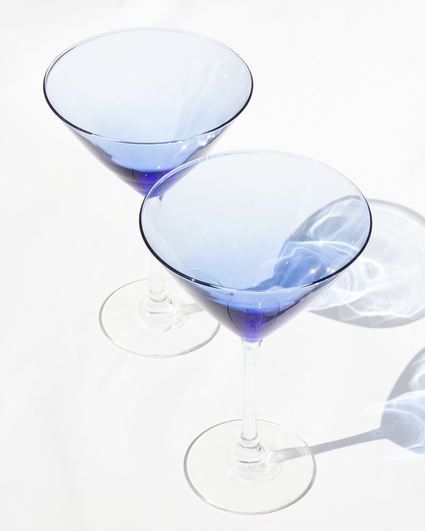 Blue Martini Glasses