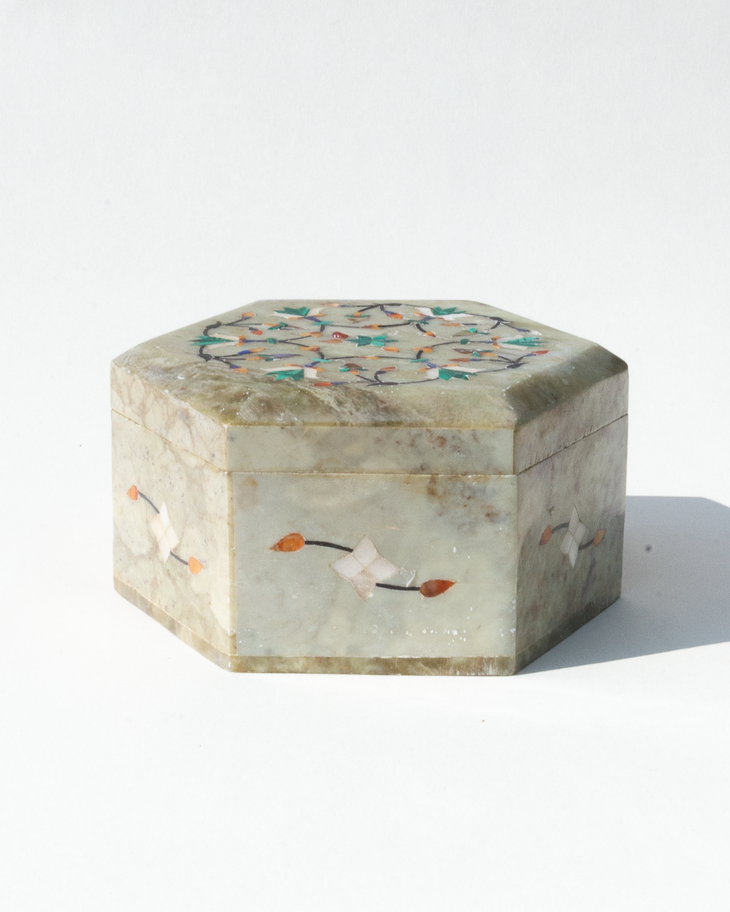 Marble Octagonal Box