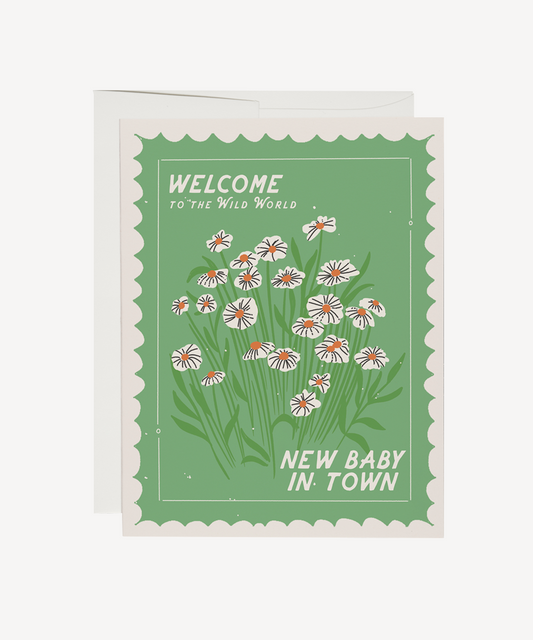 Wild World Newborn Card